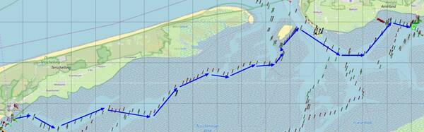 terschelling-ameland-route